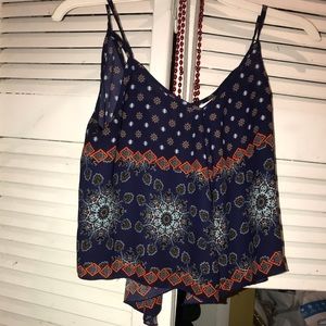 Aztec crop top